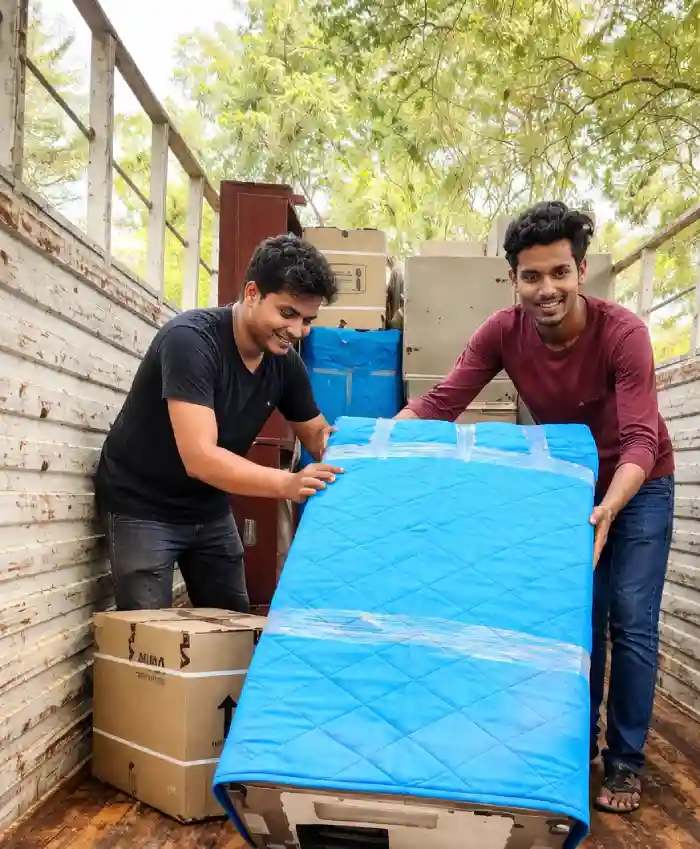 packing moving by srinivasa packers movers worker in hanamkonda