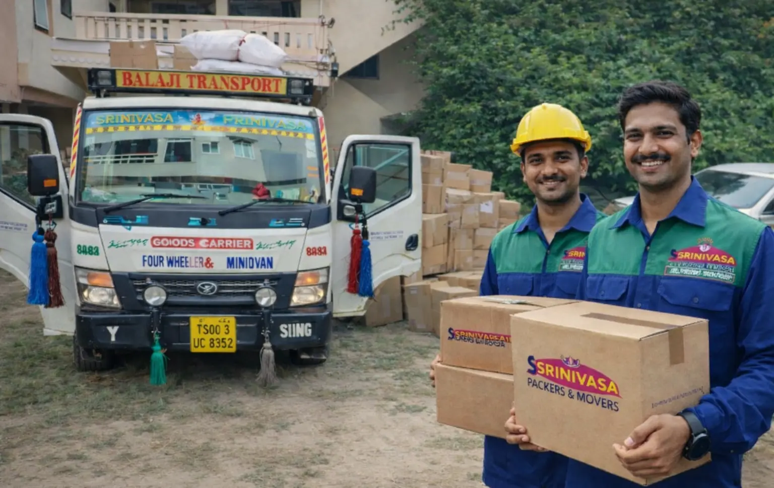 srinivasa packers movers house shifting